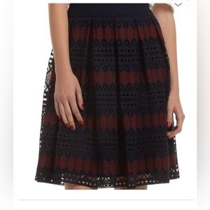 Trina Turk Leeland Mesh knee-length skirt. Size: 2. New with tags.